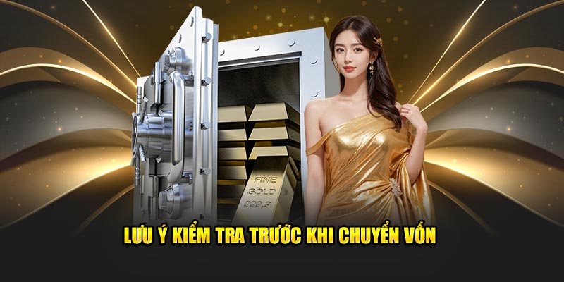 Lưu ý kiểm tra trước khi chuyển vốn
